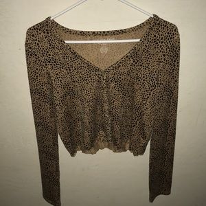 *NWOT* American Eagle Cheetah Print Longsleeve